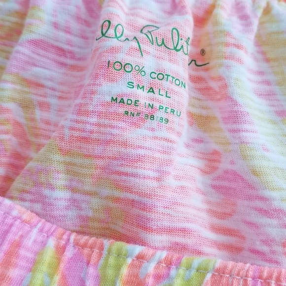 Lilly Pulitzer Wiley Sun Kissed Strapless Top SMALL - Picture 3 of 4